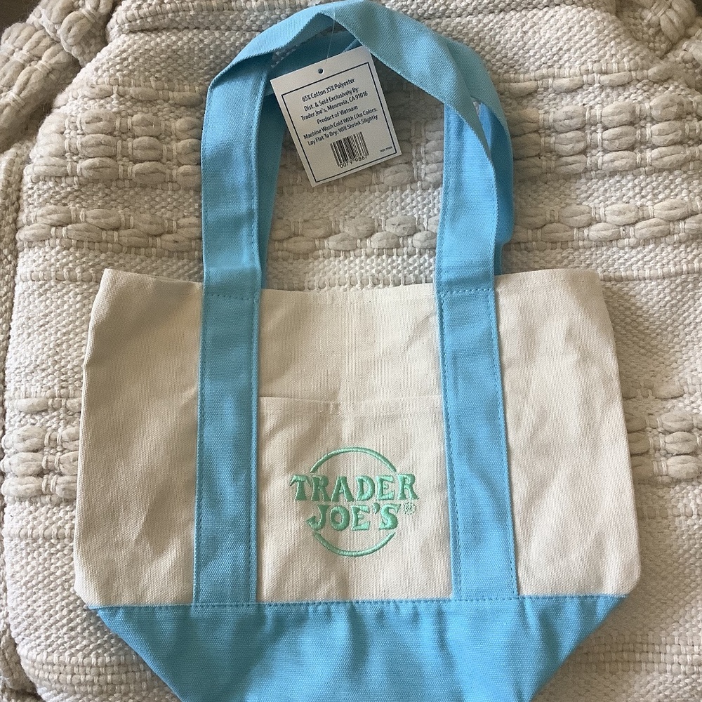 Trader Joe’s mini canvas tote